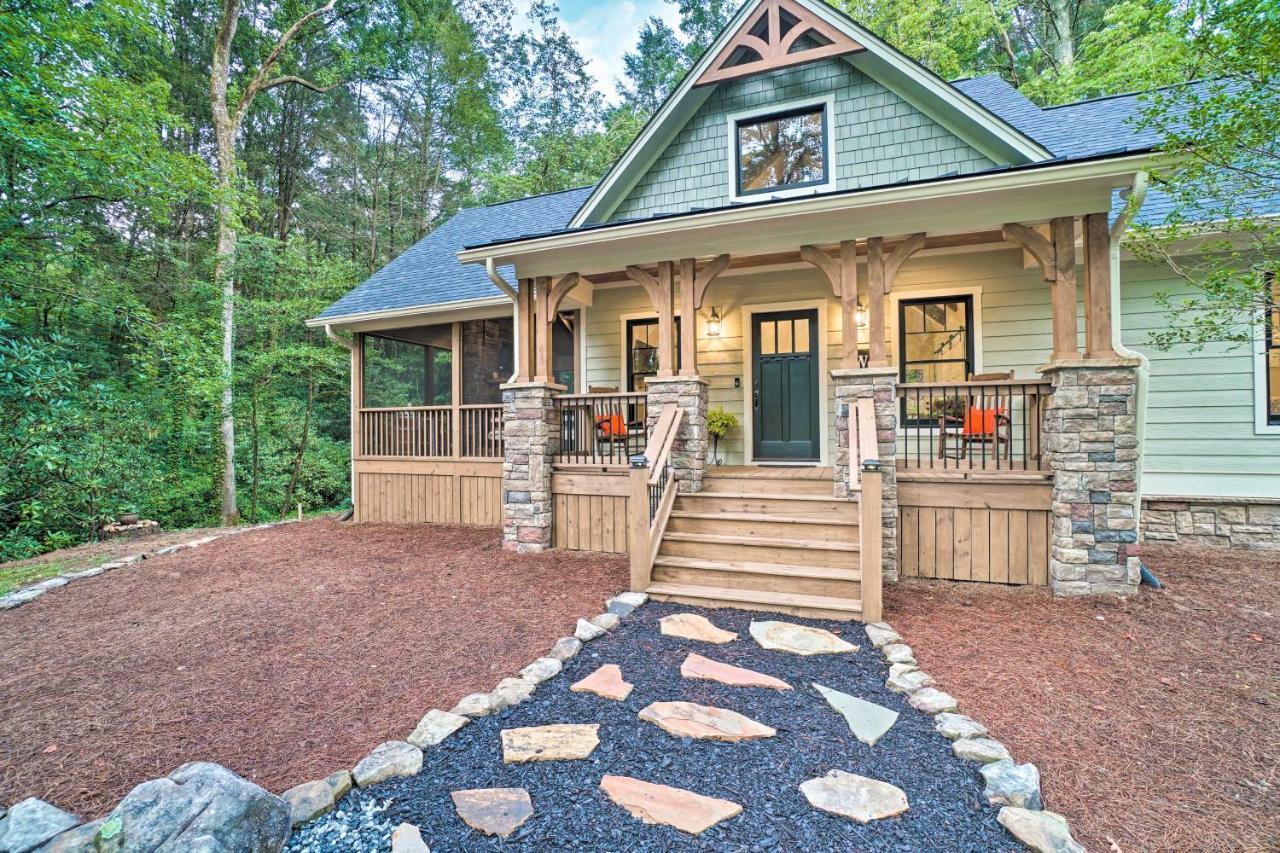Hootenanny At Horton Creek Creekside Escape! Helen Exterior photo