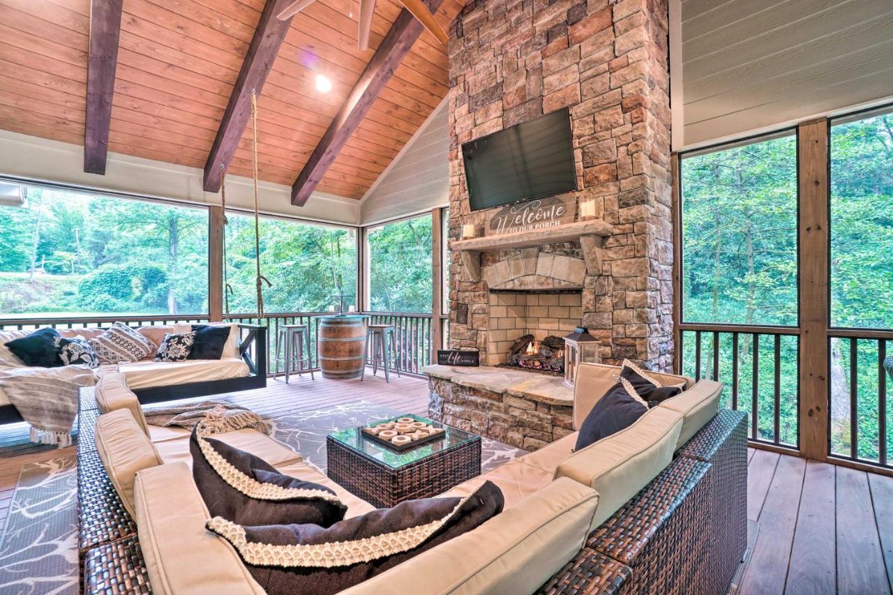 Hootenanny At Horton Creek Creekside Escape! Helen Exterior photo