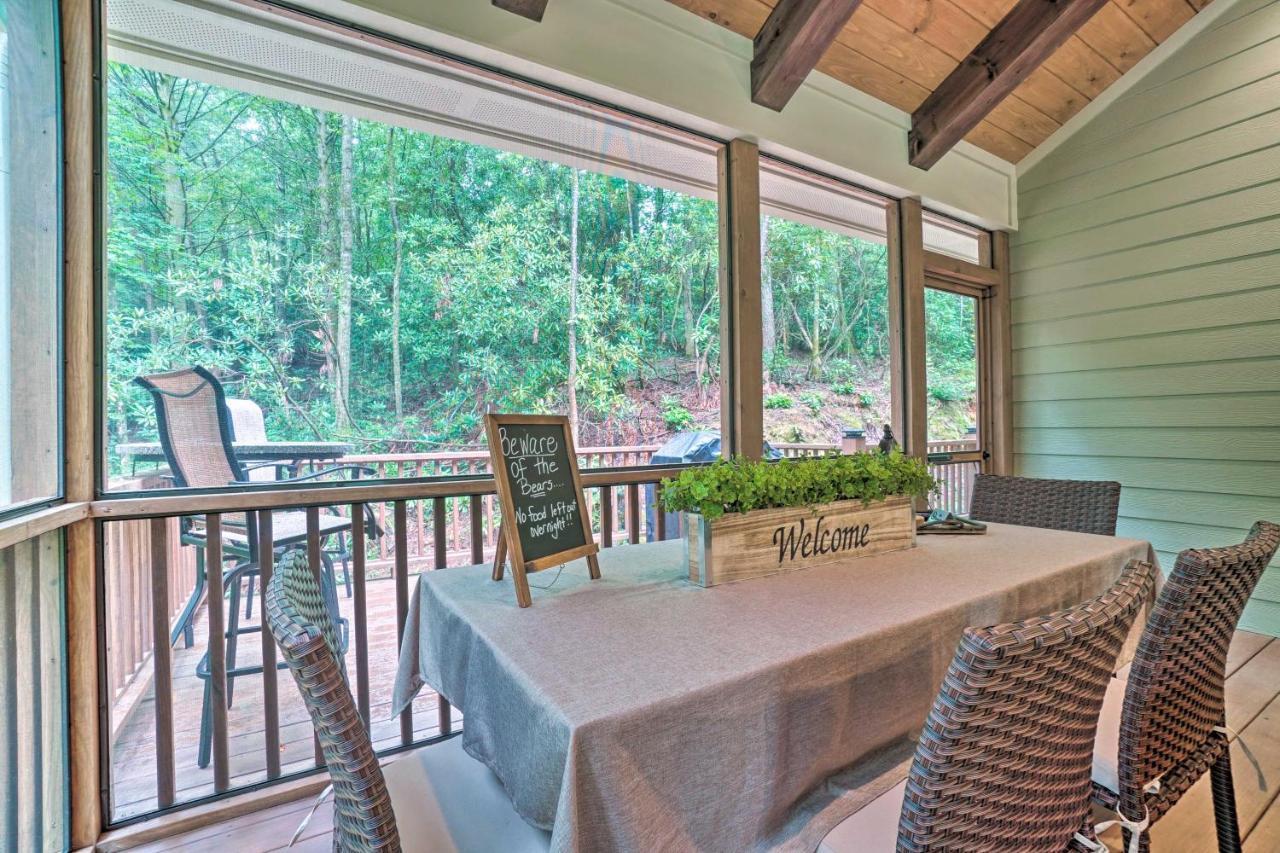 Hootenanny At Horton Creek Creekside Escape! Helen Exterior photo